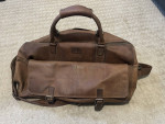 British Belt Holkham Leather Weekender