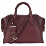 DKNY Purse Chelsea Large Tote Satchel Crossbody Burgundy with Original