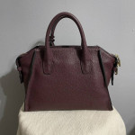 DKNY Purse Chelsea Large Tote Satchel Crossbody Burgundy with Original