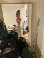 BHLDN Watters Collins Super Simple yet Sexy Wedding Dress