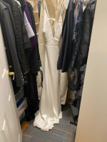 BHLDN Watters Collins Super Simple yet Sexy Wedding Dress