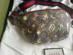 Authentic GUCCI GG Supreme Monogram Space Print Belt Bag