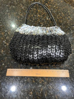 Black and Silver Purse
