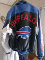 GIII/Carl Banks Full Leather Bills Jacket