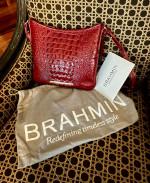 NWT Brahmin Carmine Red Jody