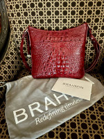 NWT Brahmin Carmine Red Jody