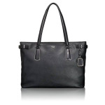 Tumi Sinclair Viera Black Leather Tote