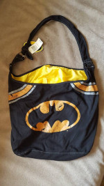 NWT DC Comics Batman Hobo Shoulder Bag/Purse