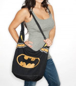 NWT DC Comics Batman Hobo Shoulder Bag/Purse