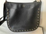 Kate Spade Austin Street Medium Hemsley Black Studded Crossbody Bag