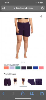 Lands’ end swim shorts
