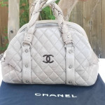 Authentic Chanel Quilted leather handbag