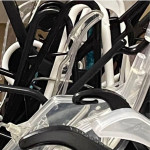 XLarge bag of hangers; wier/plastc