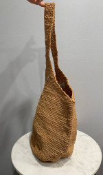 Vintage HELEN KAMINSKI Carillo Woven Raffia Sac Shoulder large Bucket