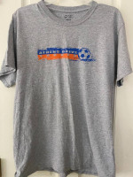 Athens Drive Gray Soccer Tee-Shirt - Adult Large