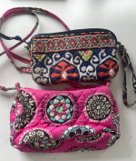Vera Bradley purse and wristlet set