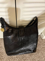 BRAHMIN Leather Pocketbook - Black - Vintage - REDUCED