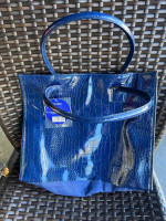 Large Black Leather Bag