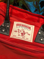 True Religion Tote and Perfume.