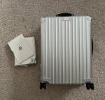 Rimowa Classic Cabin S Aluminum Small Carry-On Suitcase, Silver