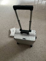 Rimowa Classic Cabin S Aluminum Small Carry-On Suitcase, Silver