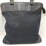 Burberry Canvas and Leather Stowell Roll Up Tote
