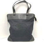 Burberry Canvas and Leather Stowell Roll Up Tote