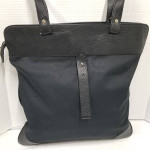 Burberry Canvas and Leather Stowell Roll Up Tote