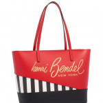 Henri Bendel HB About Town Tote in HTF Red