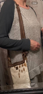 Purse Leather Hair-on, Crossbody other