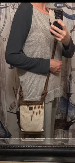 Purse Leather Hair-on, Crossbody other