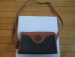 Dooney & Bourke purse, classic black and brown pebbled leather