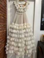 NWT Giambattista Valli ruffle tiered Dress Sz IT 40