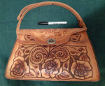 Hand Tooled Leather Purse