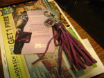 Purple Purse Keychain