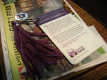Purple Purse Keychain