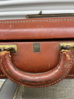 Lot of vintage luggage