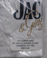 T-shirt, Jack Daniel’s, Jack and Ginger, women’s sizes S, M, NEW