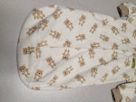Infant 0-9months Carters Child of Mine LOVE 2 HUG bears fleece sleep b