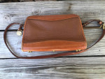Dooney & Bourke Crossbody Purse Vintage Brown All Weather Leather Womens Bag