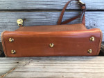 Dooney & Bourke Crossbody Purse Vintage Brown All Weather Leather Womens Bag