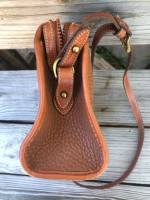 Dooney & Bourke Crossbody Purse Vintage Brown All Weather Leather Womens Bag