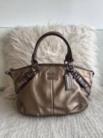 Coach Madison Sophia 15960 Satchel, Metallic Bronze