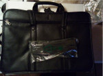 Black Genuine Leather Computer Bag