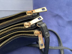 Safe Keeper RFID Black Mini Cross-Body Purse w 3 Zipper Pockets