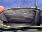 Safe Keeper RFID Black Mini Cross-Body Purse w 3 Zipper Pockets