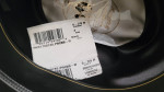 COWGIRL HAT BLACK WOOL W/SILVER HEARTS TRIM -NEARLY NEW