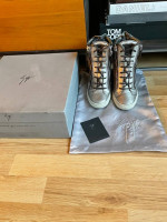 GIUSEPPE ZANOTTI metalic Wedge Sneakers Size 8