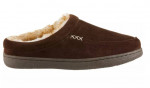 Brand New Magellan Indoor/Outdoor Men's Leather Mule Fur Slippers
