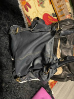 Adidas duffle bag, track pants size M and L , leather purse made in korea